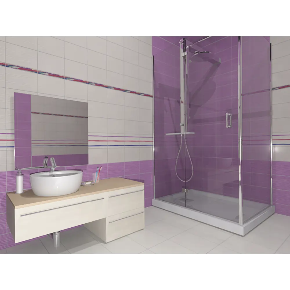 Плитка настенная Courage 40x20 см 1.2 м² цвет белый CULTO STLM-2156079 - Вид №4