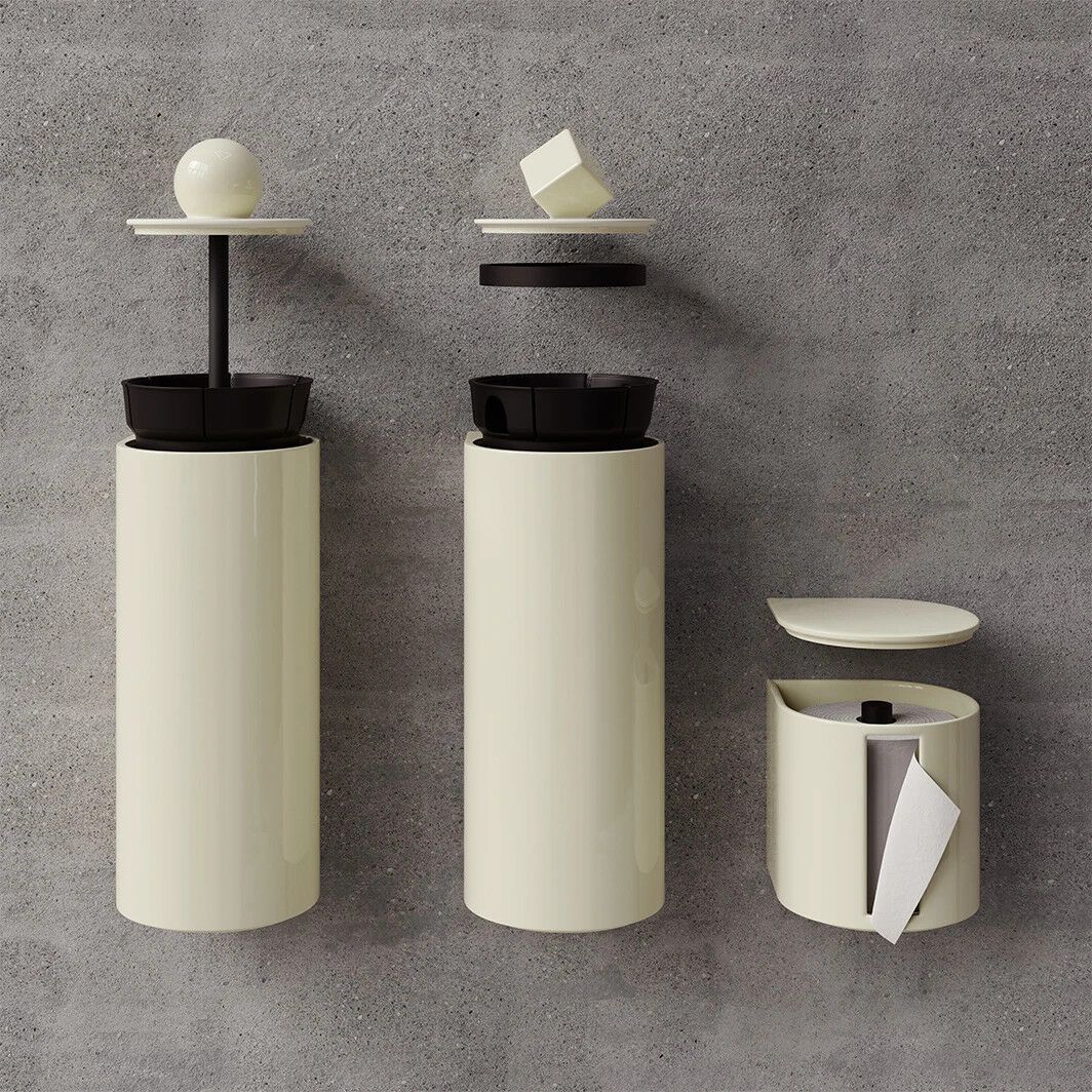 Держатель для туалетной бумаги, туалетная щетка и мусорное ведро Trone Trium ARCH-00021185