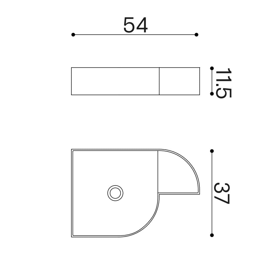 Умывальник Livingtec® с столешницей Ex.T Nouveau ARCH-00004198 - Вид №1