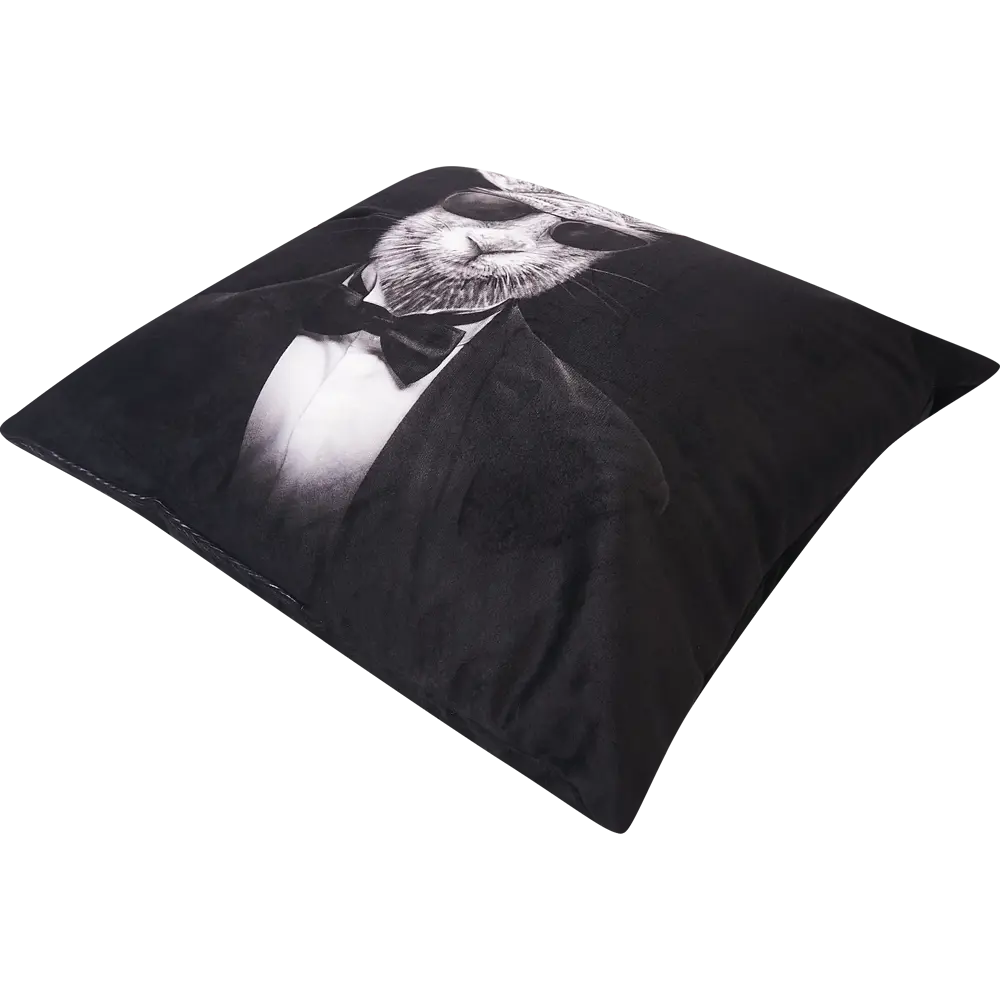 SEASONS Подушка-акцент «Кролик» 40x40 см в элегантном черно-белом исполнении 87000928 STLM-1043125 - Вид №1