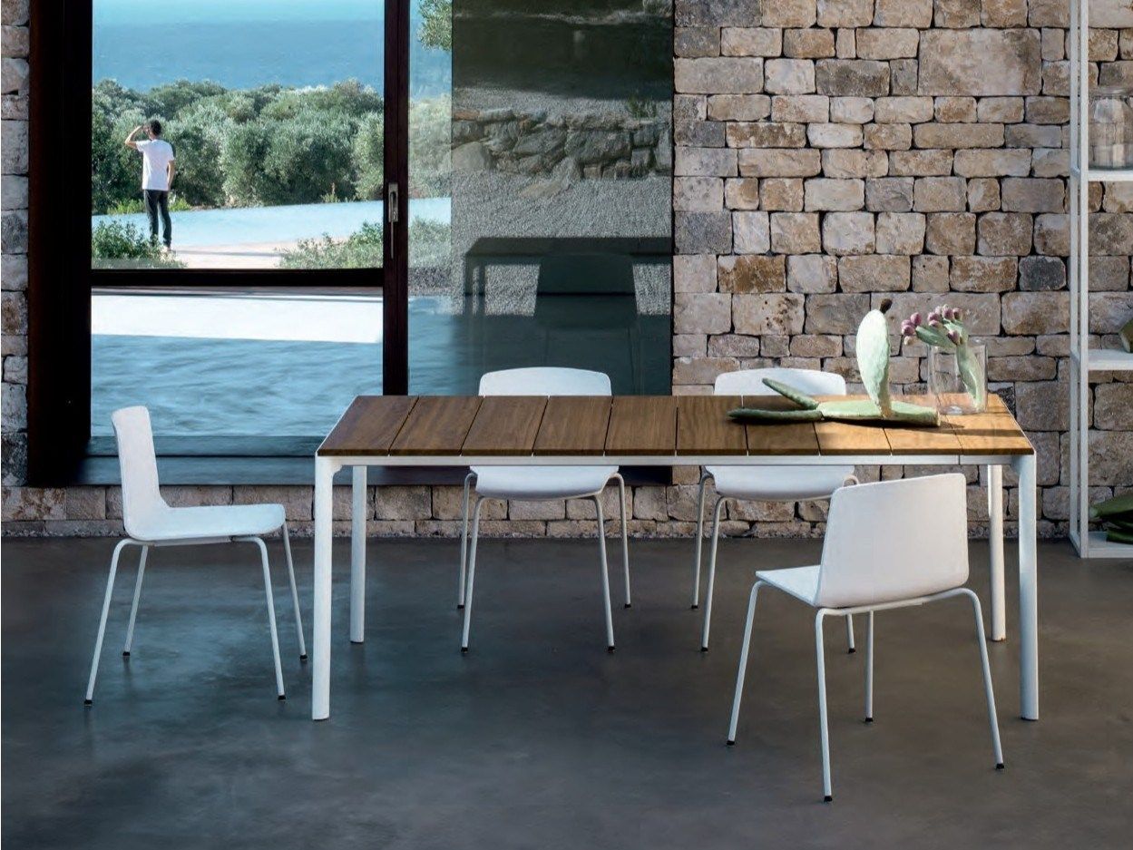 Выдвижной ТИК прямоугольный садовый стол Kristalia ARCH-00130023 - Вид №5