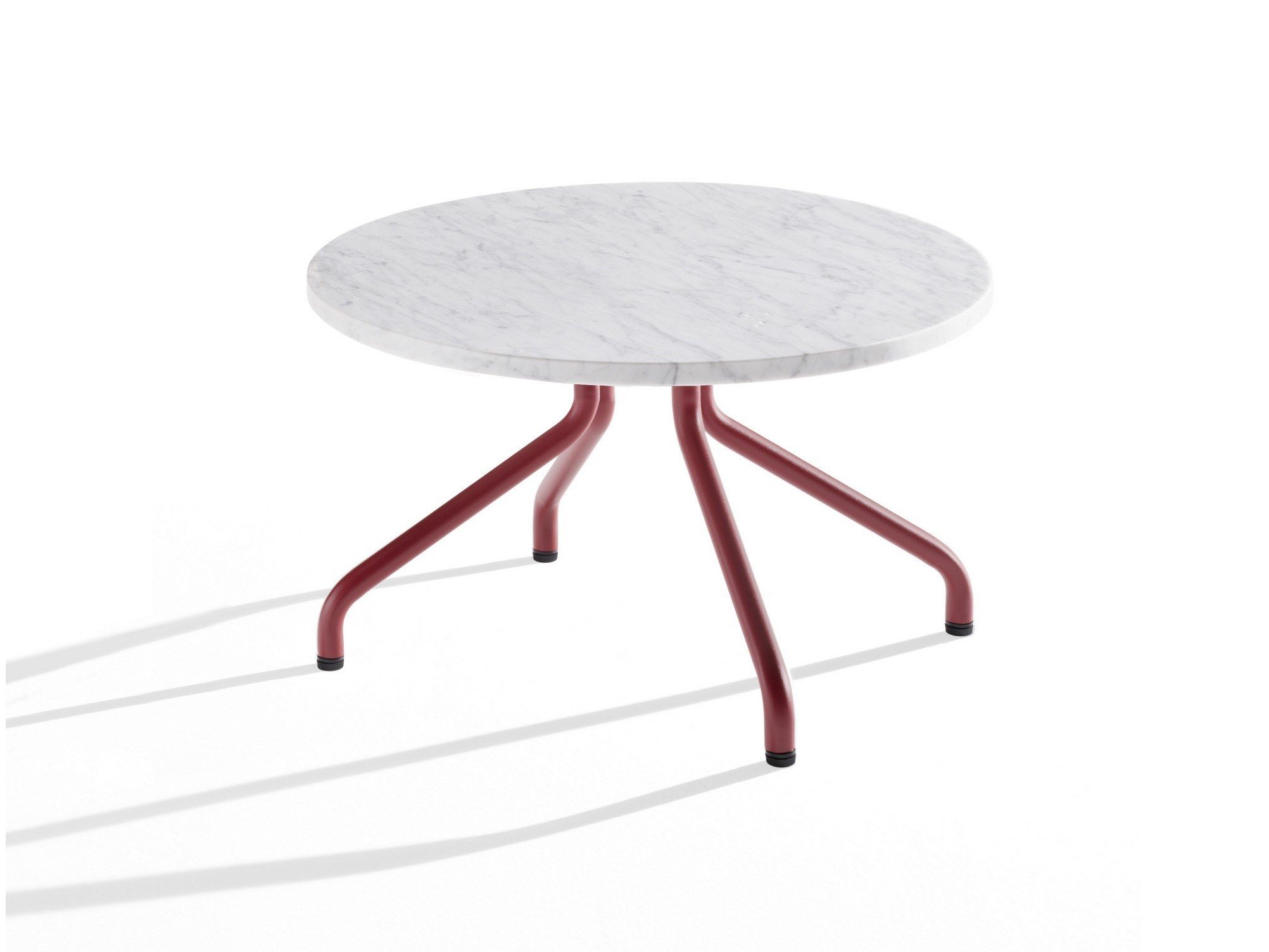 Круглый мраморный журнальный столик с металлическими ножками B-LINE AD.От ARCH-00114896 - Вид №2