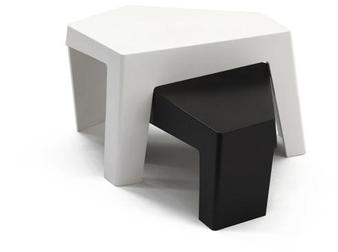 Quinze & Milan Пластиковый журнальный столик Maze sun-id-1504896 - Вид №1