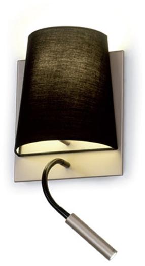 Alma light Настенный светильник из хлопка с гибким кронштейном Hotel sun-id-1452109 - Вид №2