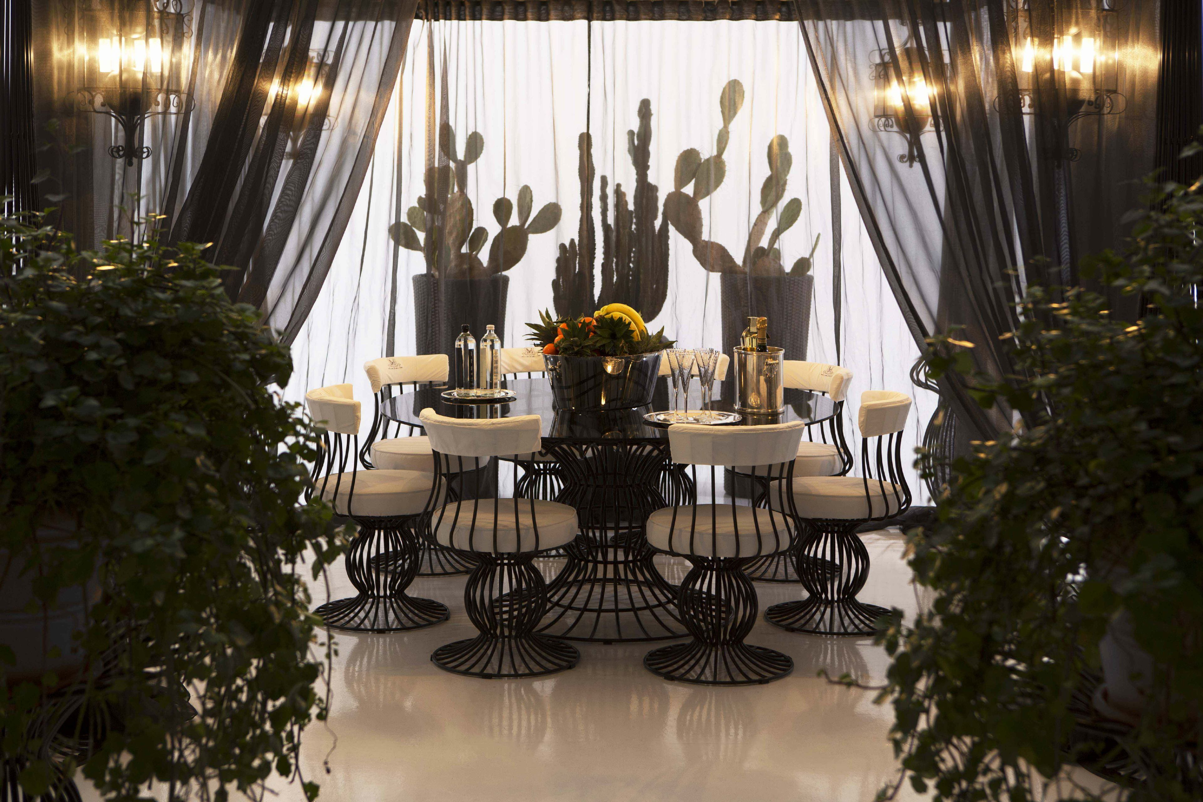 Круглый железный садовый стол Samuele Mazza Outdoor Sirio ARCH-00003224 - Вид №1