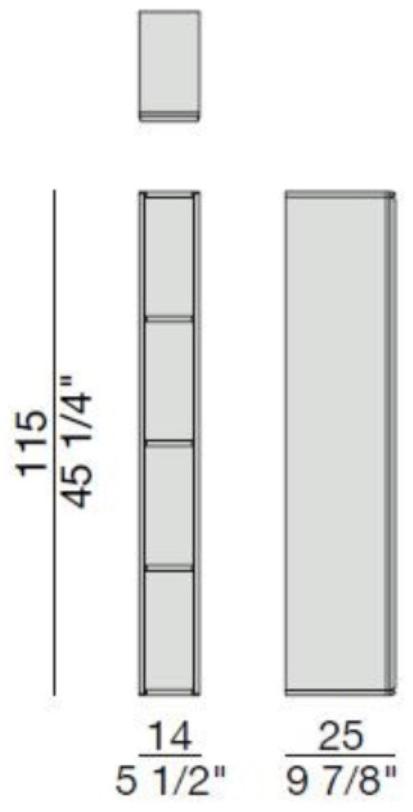 Porada Книжный шкаф / стенка из ореха Eighteen sun-id-1408950 - Вид №3