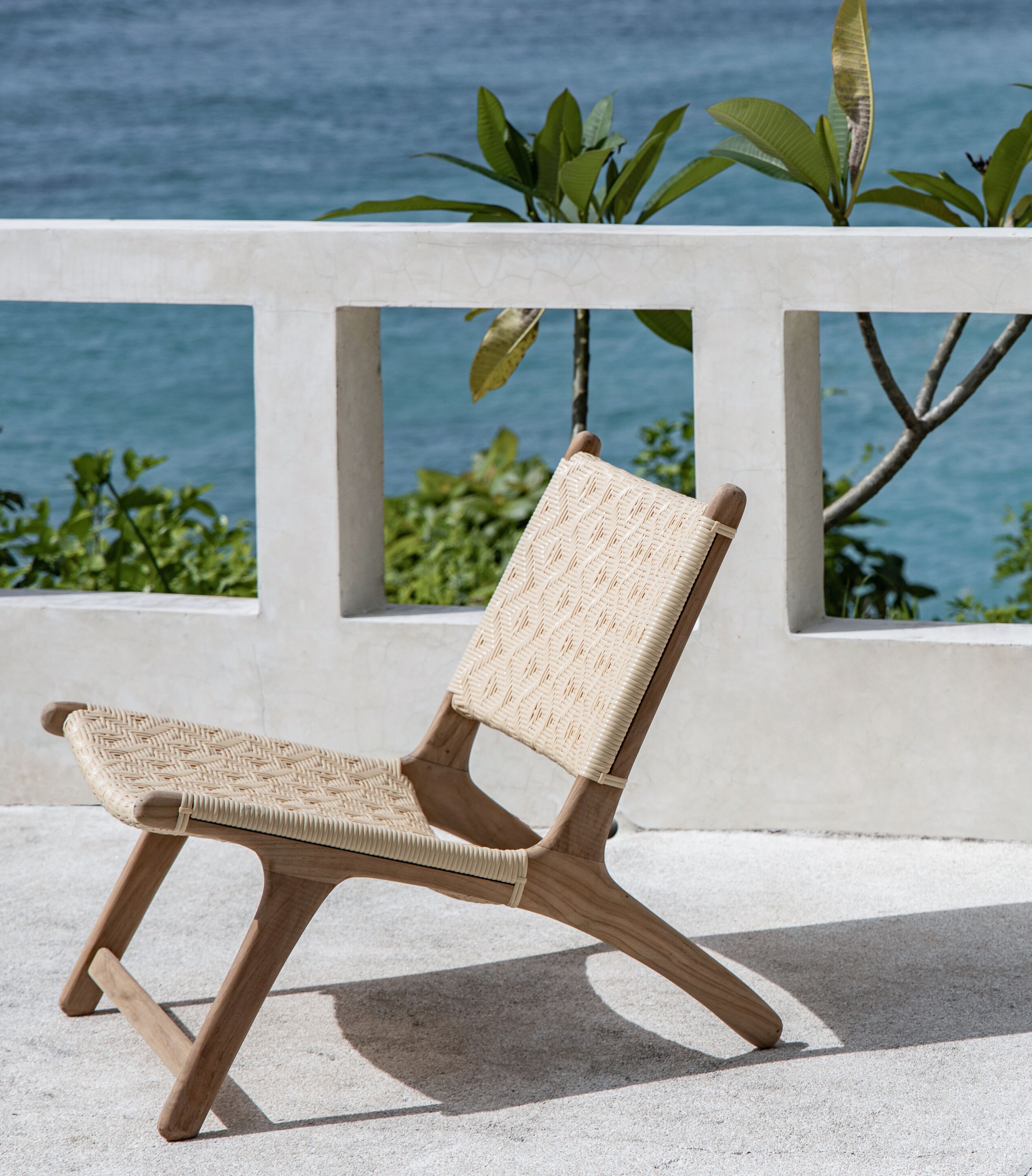 Садовое кресло из тикового дерева и синтетической ткани cbdesign Vienna Relax ARCH-00041545 - Вид №33