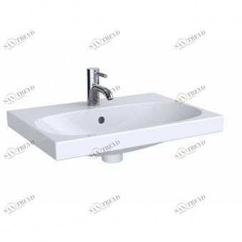 500631018 Подвесная раковина настенная прямоугольная Keramag  белая 