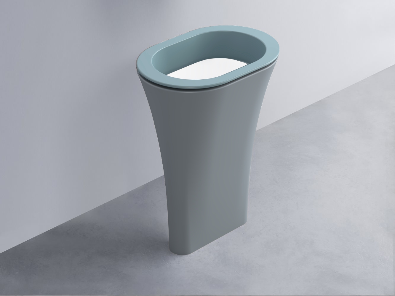 AMLA65-PL+AMPILO-BL+AMCOLO-BR Раковина Amedeo Ovale отдельностоящая cielo Enjoy + Amedeo Ceramica Cielo