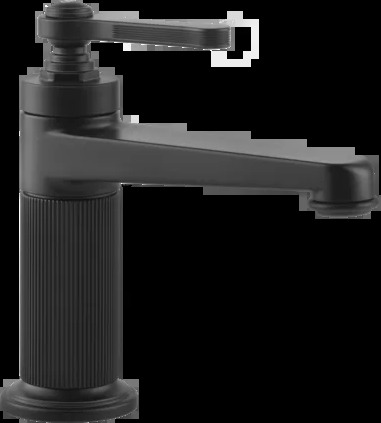 Смеситель для умывальника 65002 299 Gessi Venti20 МАТОВО-ЧЕРНЫЙ