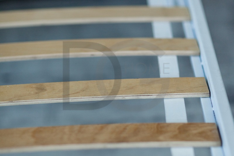 Кованая двуспальная кровать 160х200 с двумя спинками белая "Сандра" FRANCESCO ROSSI САНДРА 134664 Белый  - Вид №1