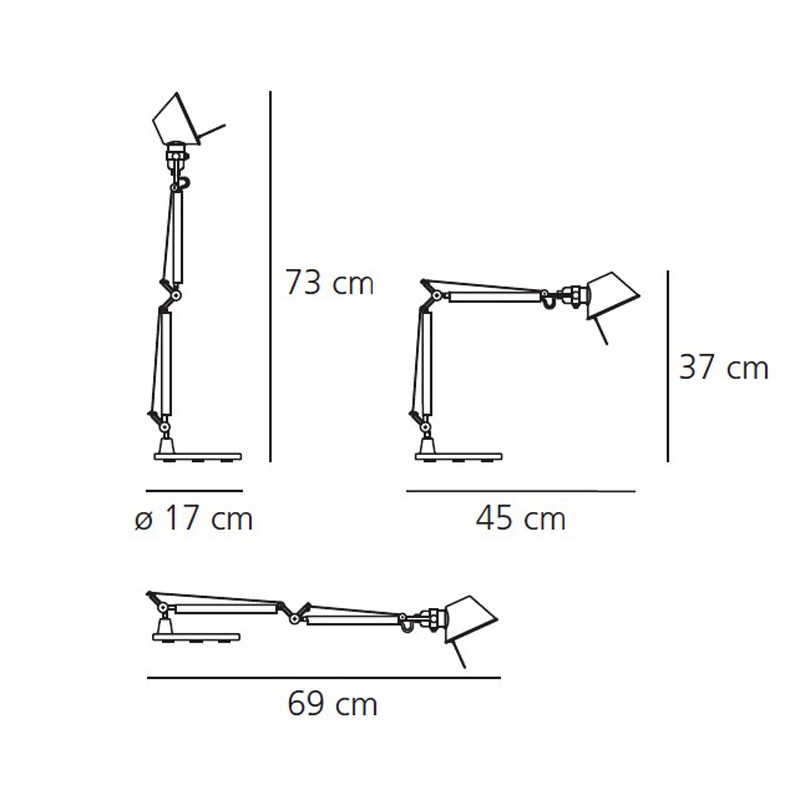 Artemide Tolomeo A011830 лампа настольная 54266 - Вид №7