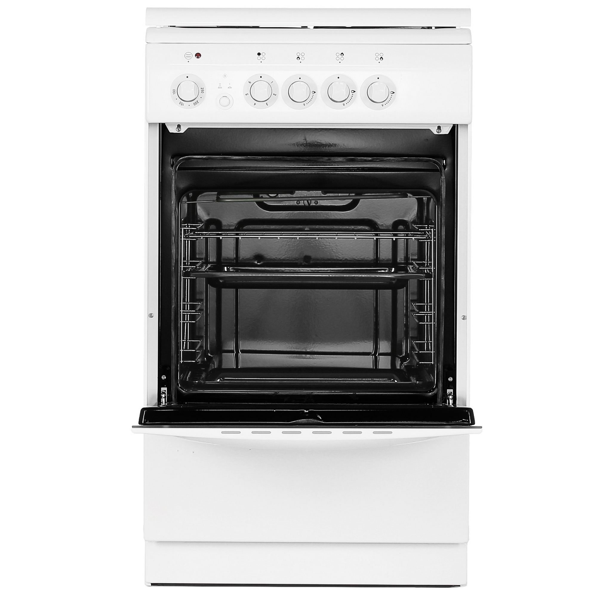 1185586 Комбинированная плита De Luxe 506031.01ГЭ (КР) белый STDN-0127392 - Вид №6