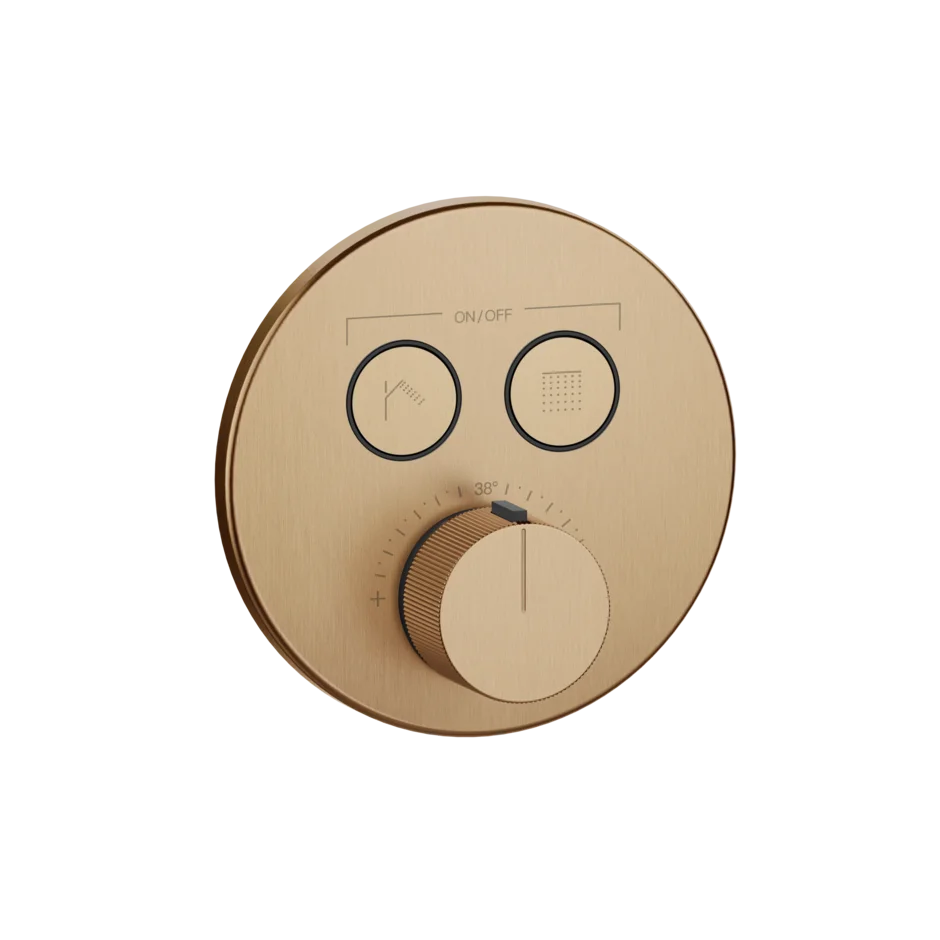 Смеситель для душа 38713 726 Gessi Hi-fi ТЕПЛАЯ БРОНЗА BR. PVD 38713726