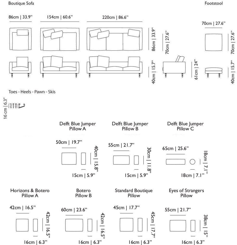 moooi Диван из ткани Boutique sun-id-1400946 - Вид №1
