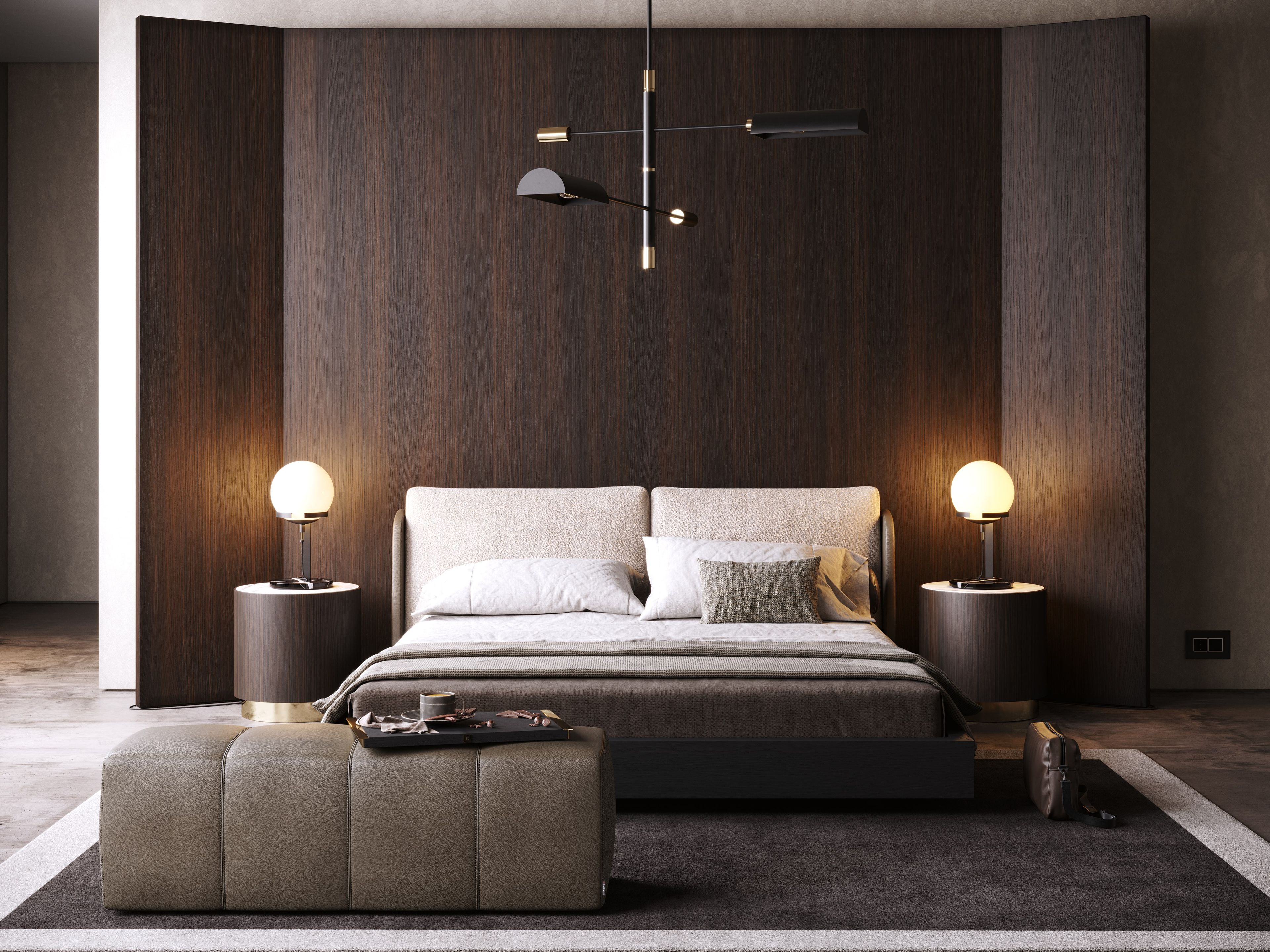 Кожаная мягкая скамья Laskasas ARCH-00153051 - Вид №4