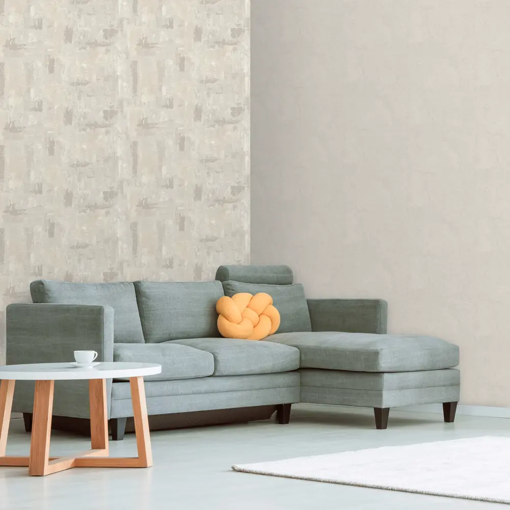 Обои флизелиновые Diamond Wall бежевые 1.06 м DI5058-17 STLM-2140490 - Вид №3