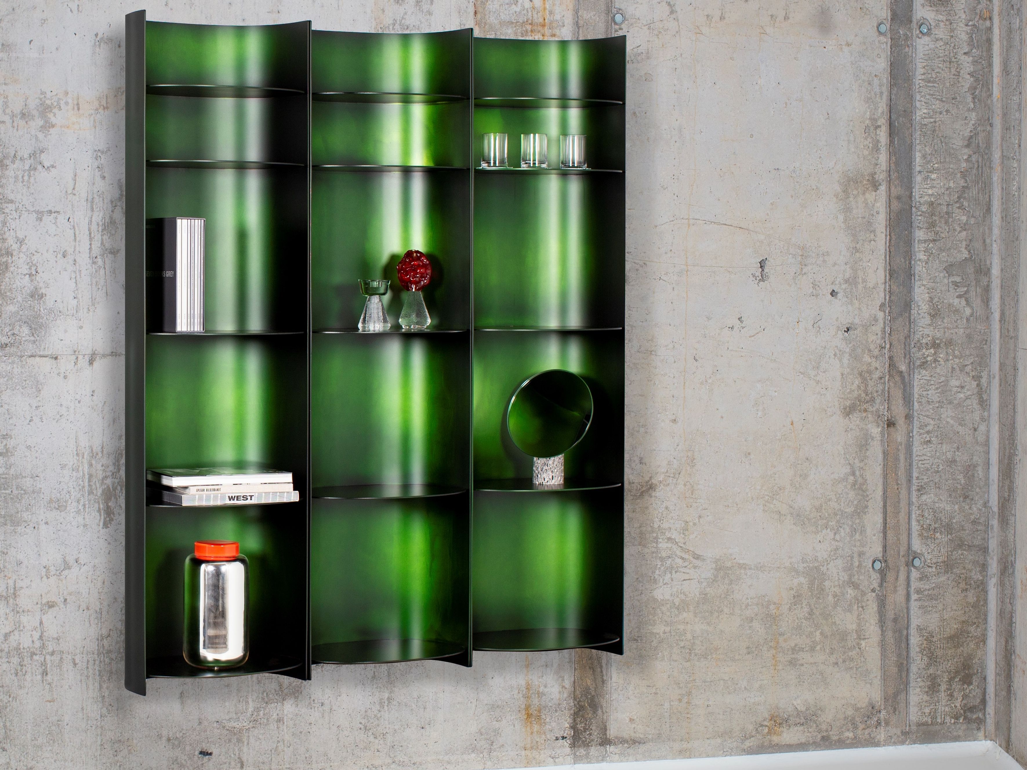 Алюминиевая настенная Книжная полка с порошковым покрытием pulpo COMO LARGE ARCH-00089973 - Вид №3