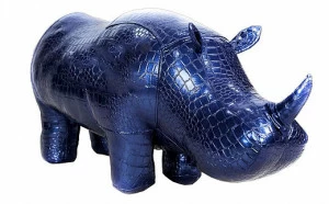 Пуф "Носорог" 85х35 ультрамарин EUROSON ЖИВОТНЫЕ 126094 Ультрамарин