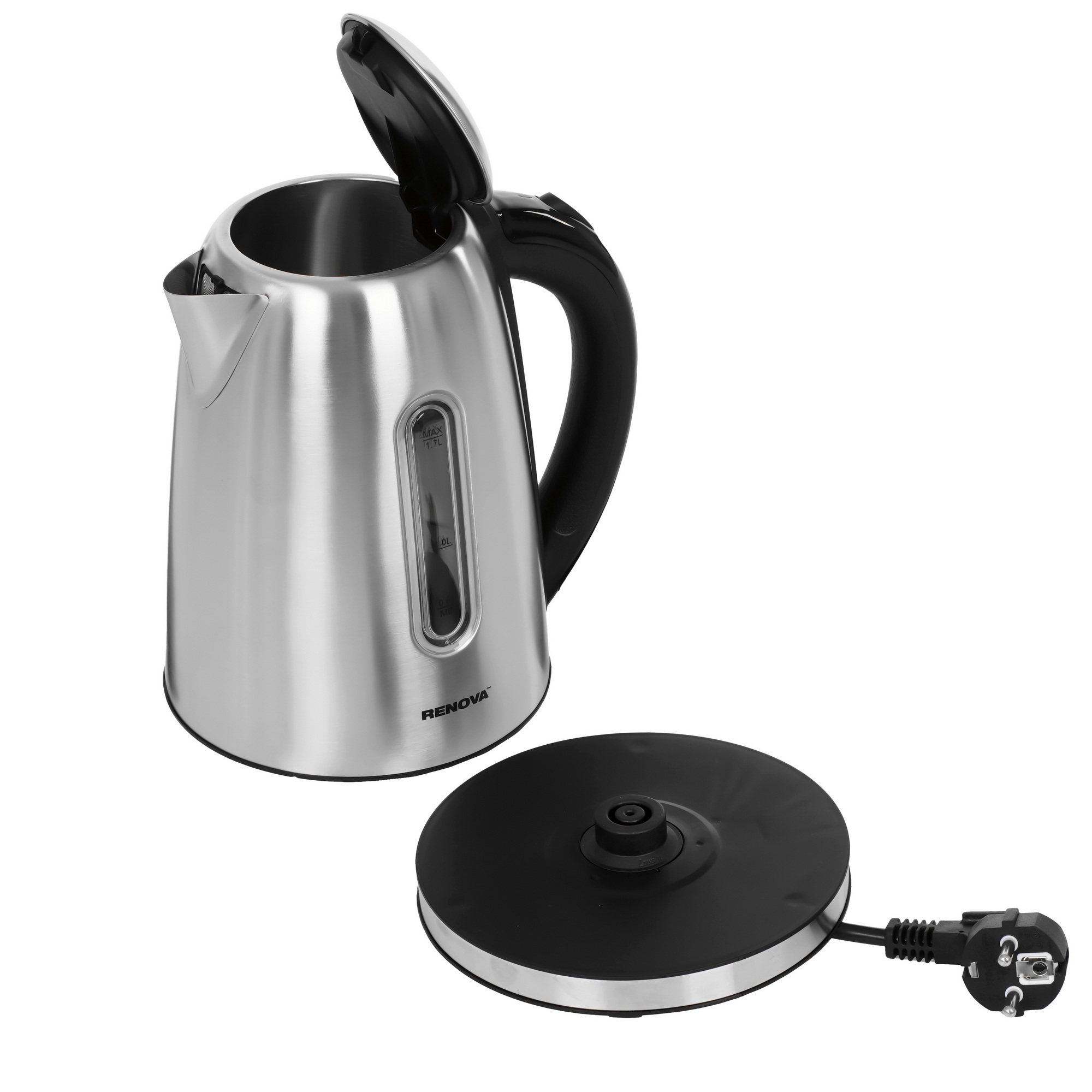 9207219 Электрочайник Renova KT17S-03B серебристый STDN-0031400 - Вид №4