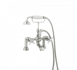 Gentry Home Смеситель для раковины от центра к центру 2 отверстия под смеситель 200 мм Chelsea Nickel GH100633