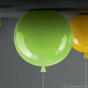 Brokis MEMORY CEILING D400 зеленый глянцевый потолочный светильник воздушный шар