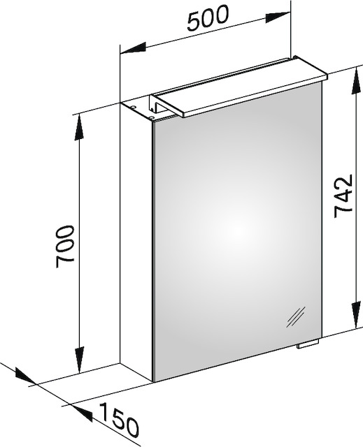 13601171102 Зеркальный шкаф KEUCO Royal L1 - Вид №6