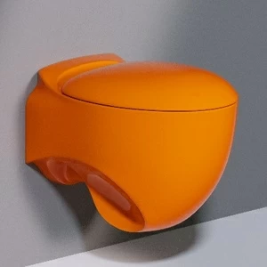 S531T0R0V6.114 Подвесной унитаз настенный Оранжевый A. e T. Italia ACCENT Италия