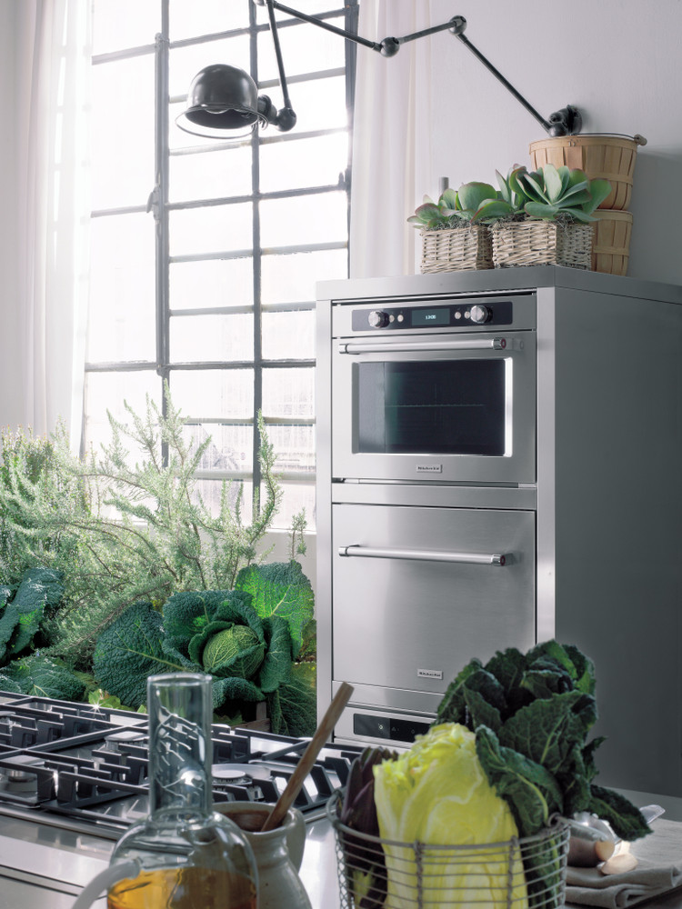 KOQCX 45600 КОМБИНИРОВАННАЯ ПАРОВАЯ ПЕЧЬ 45 СМ KitchenAid  - Вид №3