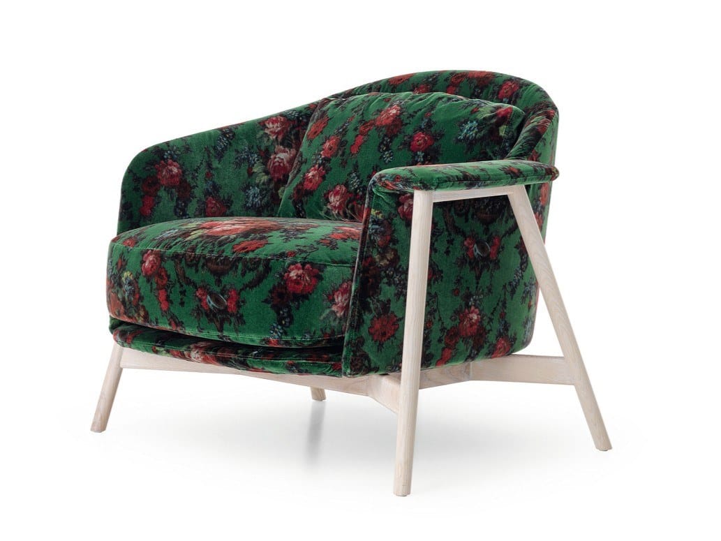 Тканевое кресло с подлокотниками Saba Italia ARCH-00035126 - Вид №9