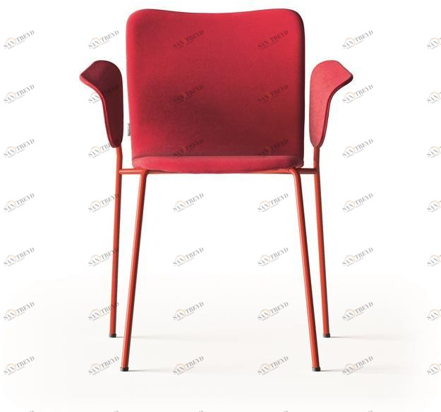 Capdell Стул из мягкой ткани штабелируемый с подлокотниками Mirò MIRO sun-id-1387620