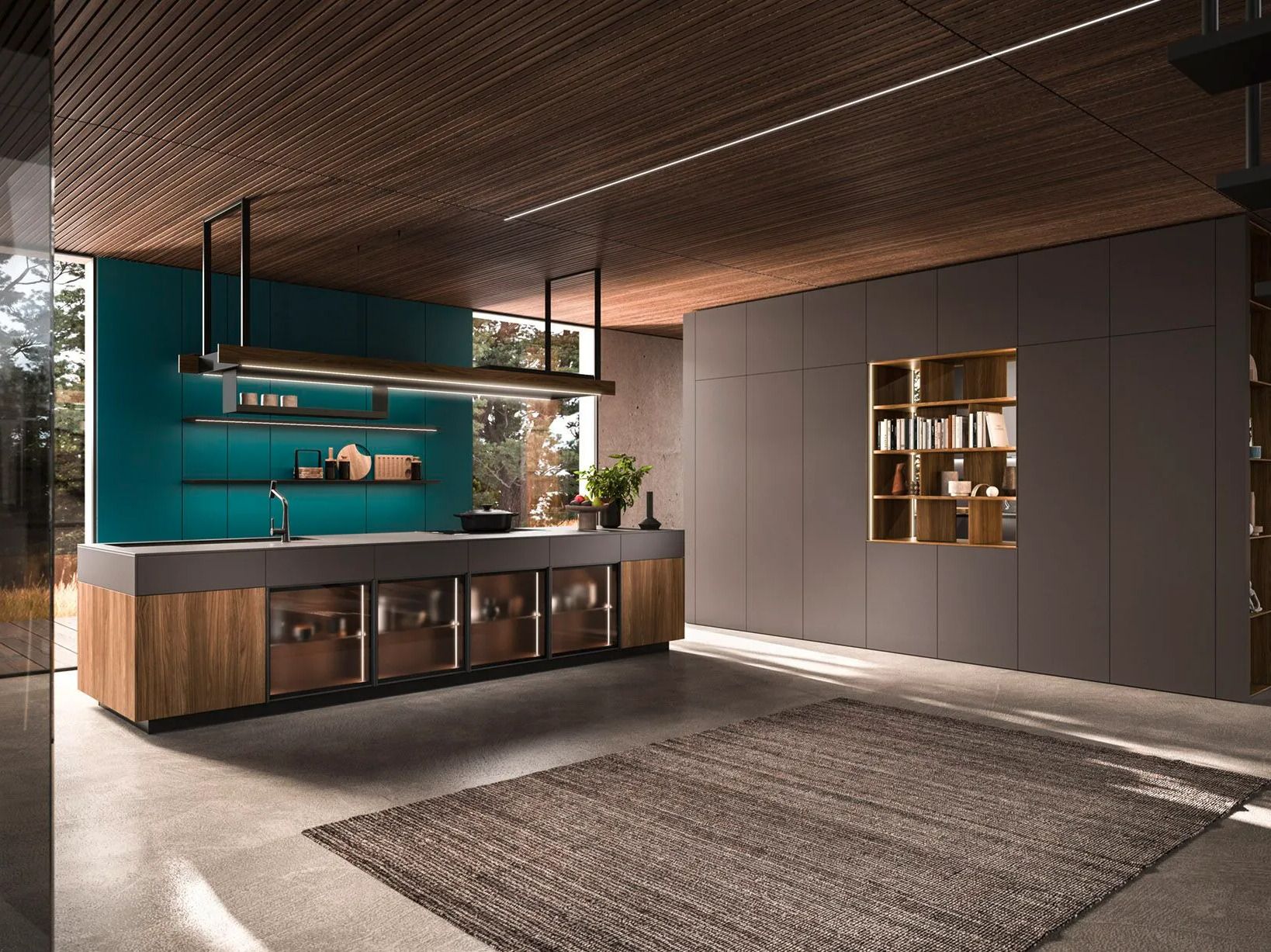 Встроенная кухня с островом Arrital Ak_Project ARCH-00064132 - Вид №2