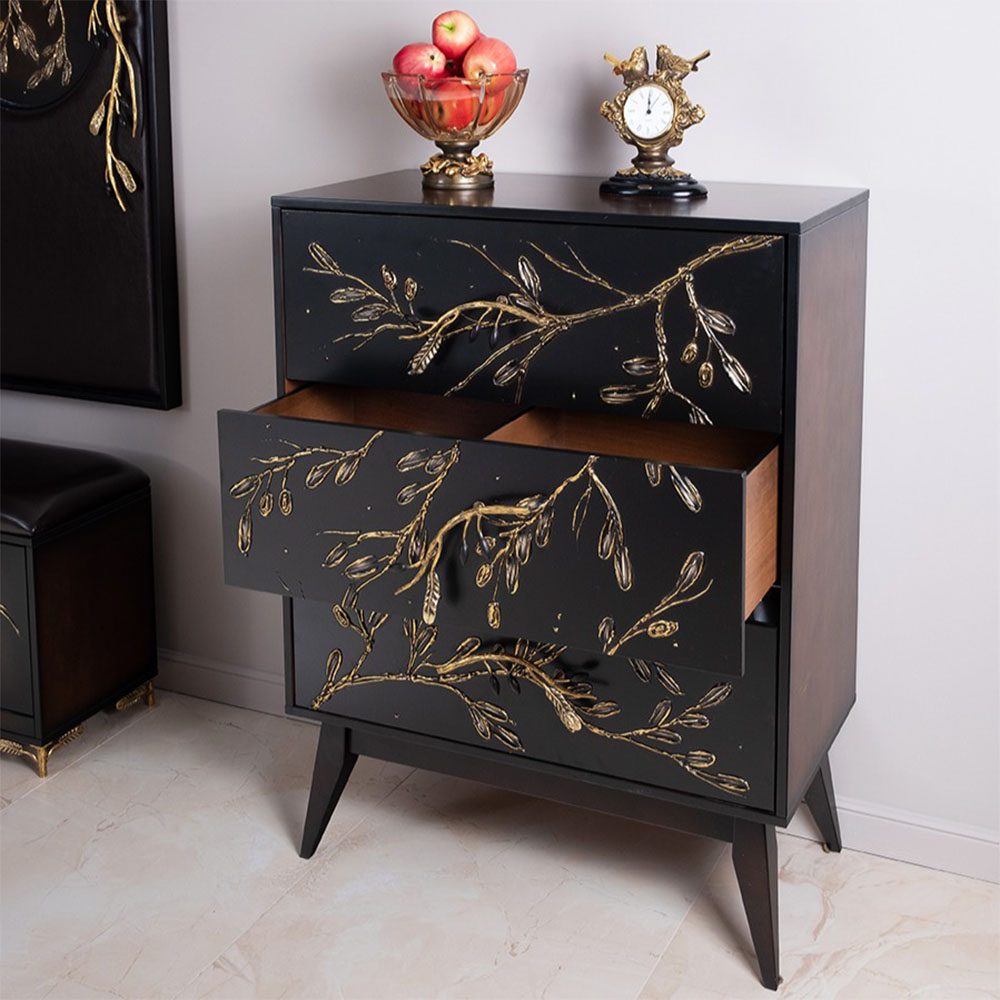 11629 Комод Oliva Branch Каштан Амбер BOGACHO 4627196597464