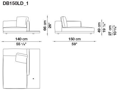 B&B Italia Кожаный диван Dock sun-id-1441060 - Вид №38
