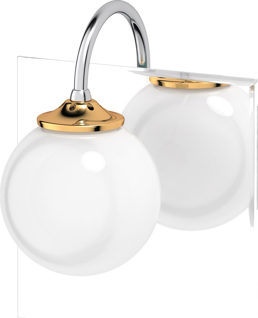 STI 125 Светильник для зеркала 40W 3SC STILMAR CHROME/GOLD Treesseci 3SC