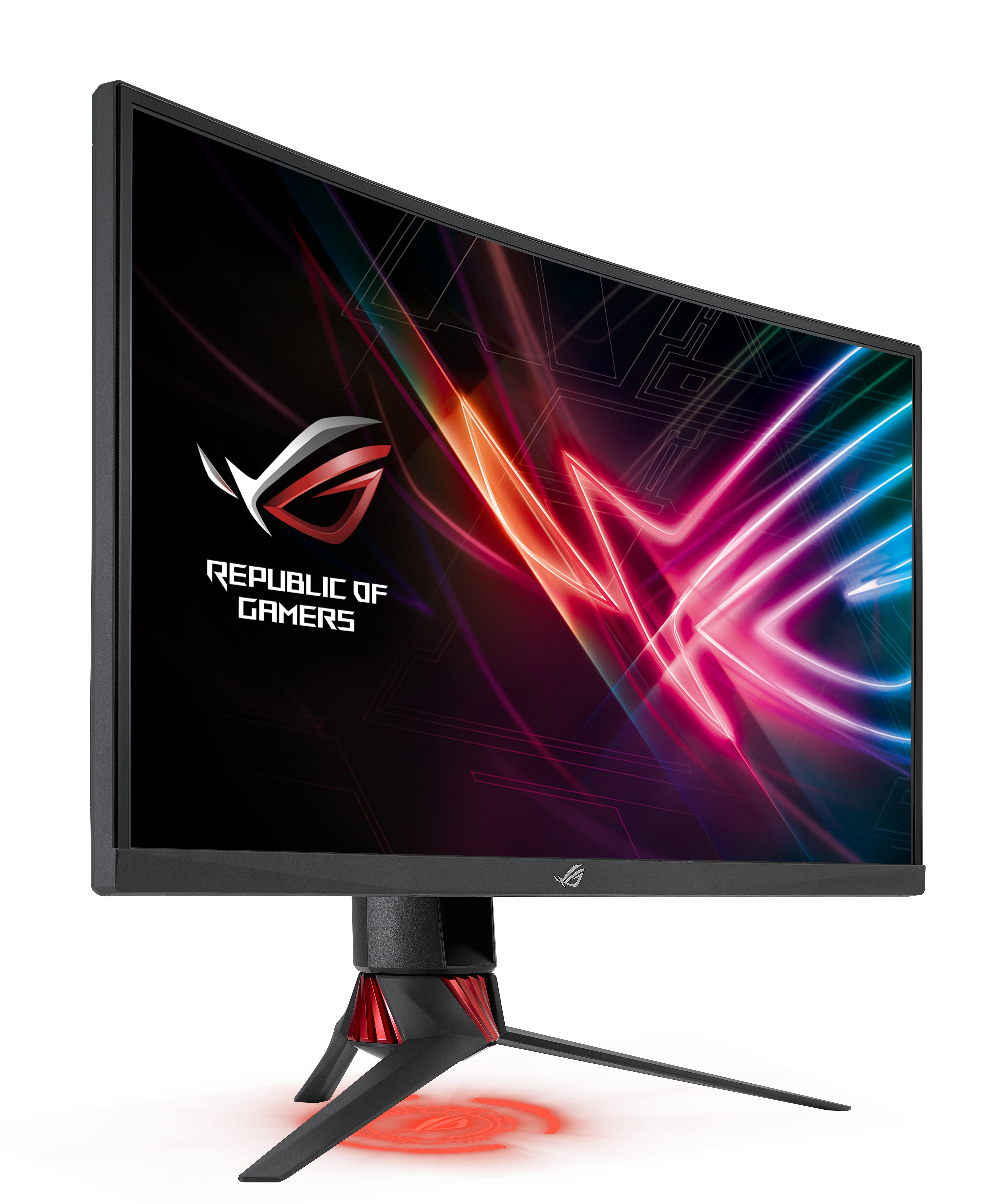 90LM03G0-B01970 rog strix xg27vq, 27" геймерский монитор для киберспорта, full-hd (1920х1080), до 144 гц, dvi, displayport, hdmi, подсветка aura, freesync ASUS ASUS ROG Santreyd  - Вид №1