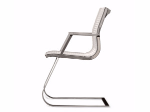 Консольное кресло с подлокотниками для залов ожидания