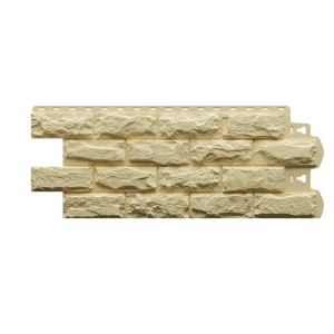 Сайдинг виниловый Docke Кирпич текстурный 1.16 м 0.43 м² светло-желтый