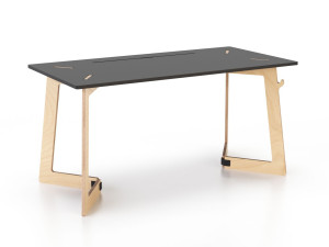 Прямоугольный рабочий стол с системой люверсов