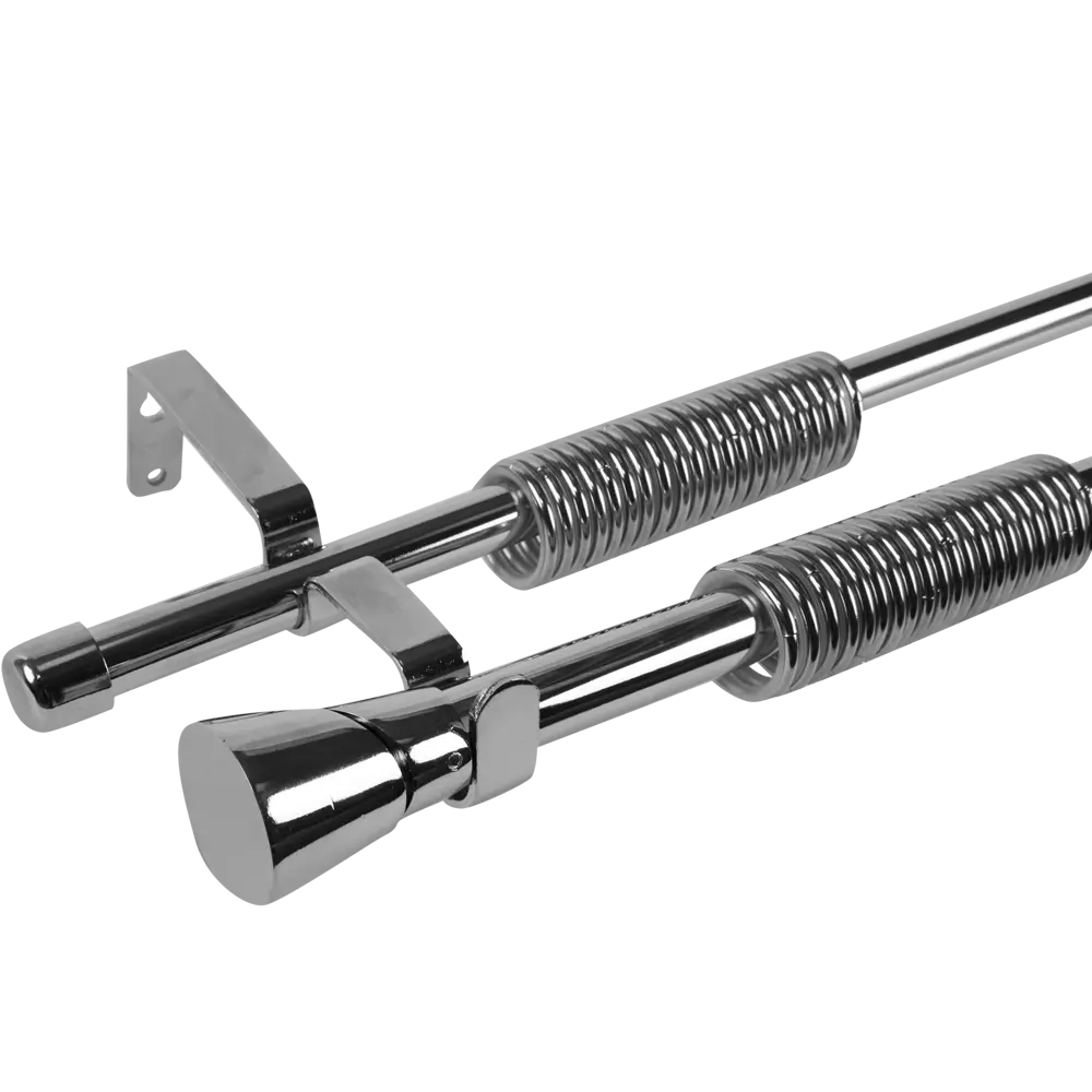 Карниз двухрядный раздвижной Inspire Трапеция 160-300 см цвет хром STLM-2117545