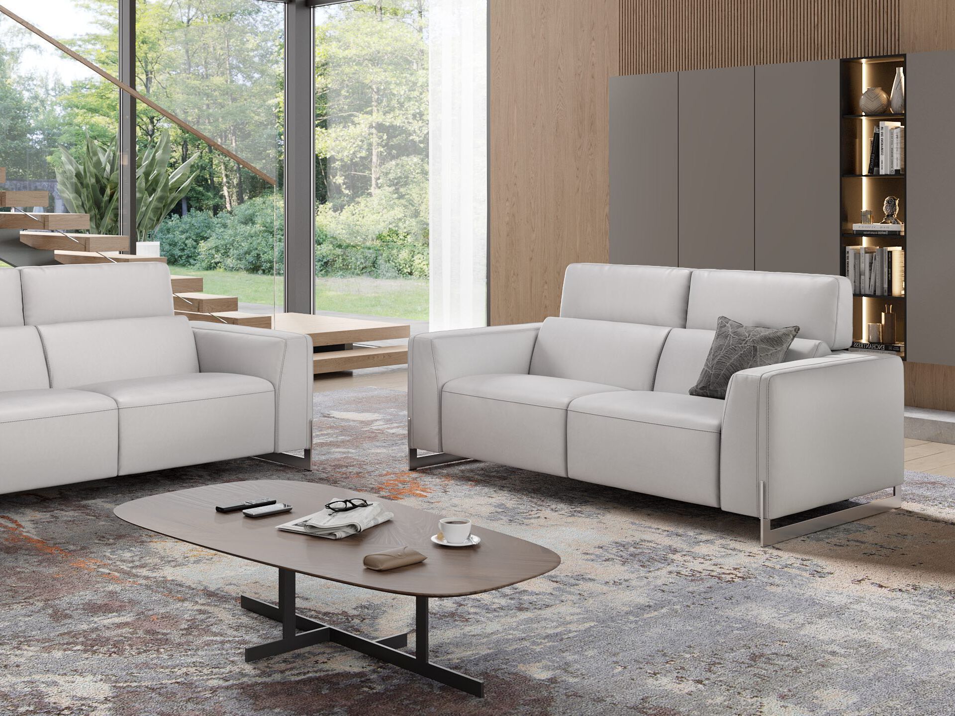 2-местный кожаный диван Sofanella Amelia ARCH-00150086 - Вид №5