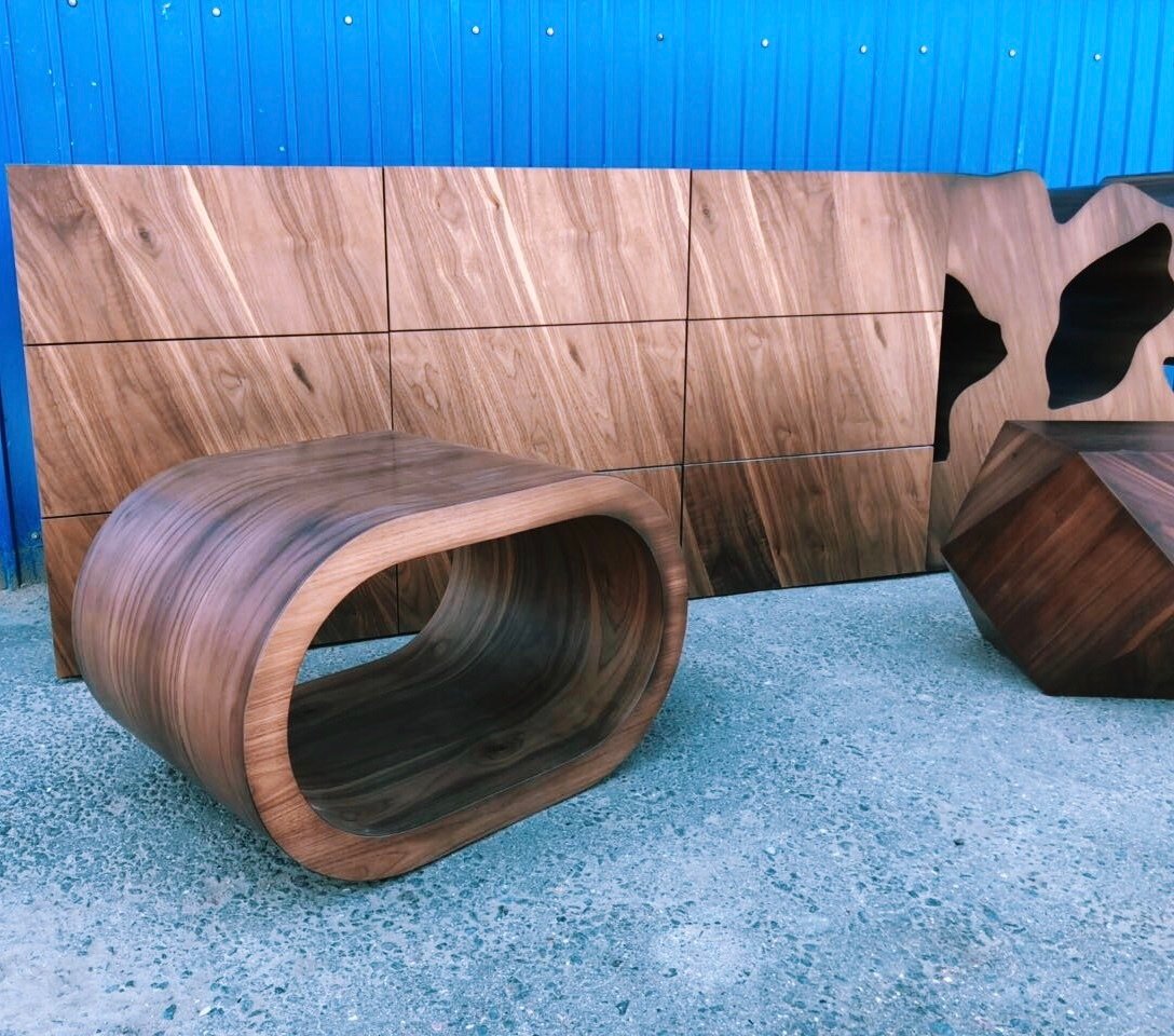 Комод деревянный с 9 ящиками орех "Пень толстый" от Odingeniy ODINGENIY ДИЗАЙНЕРСКИЕ, КОМОДЫ "ПЕНЬ" ОТ ODINGENIY 178431 Коричневый;орех  - Вид №3