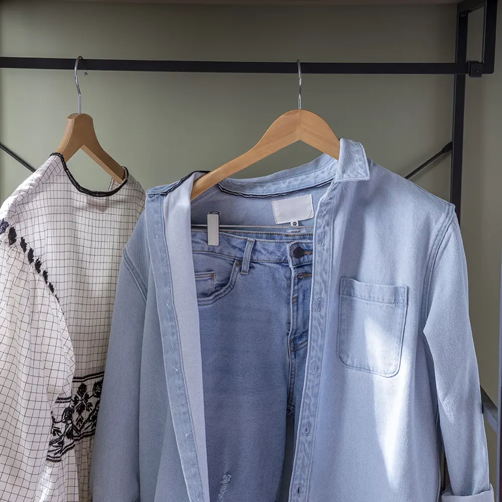 Плечики Spaceo с зажимом для деликатной одежды 45 см 82680669 Плечики с зажимом STLM-0033929 - Вид №7