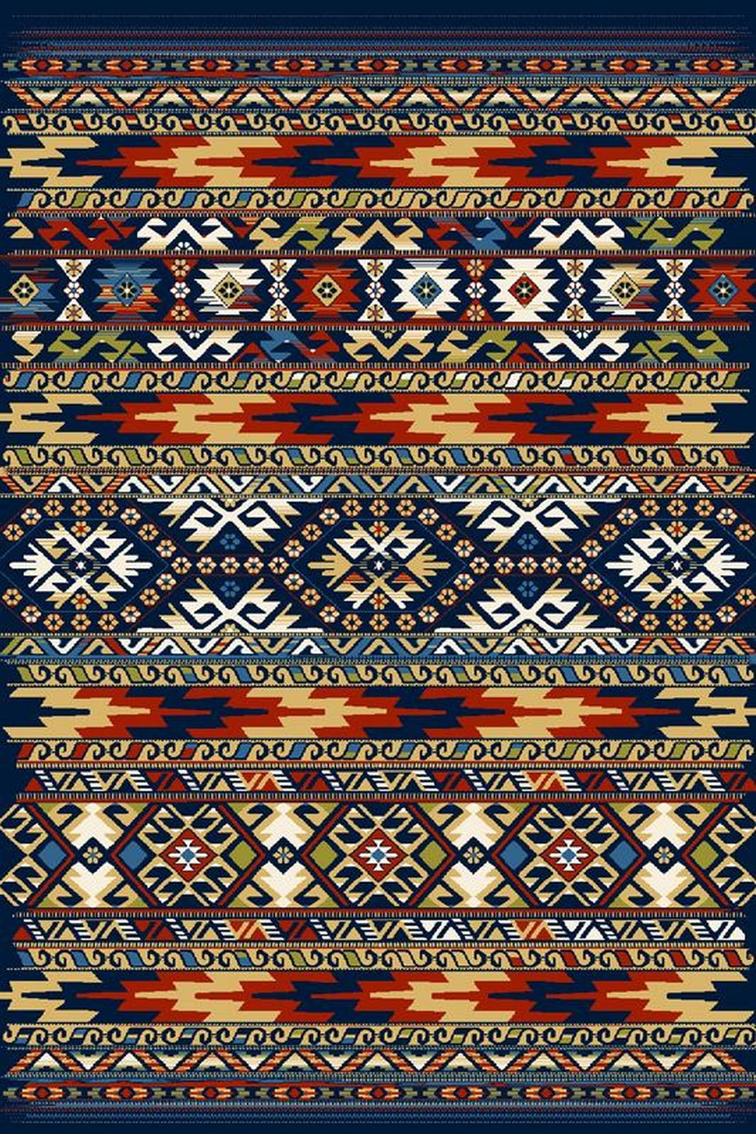 91084765 Ковер Standard Kamal Navy blue 170x240 см STLM-0476134 AGNELLA