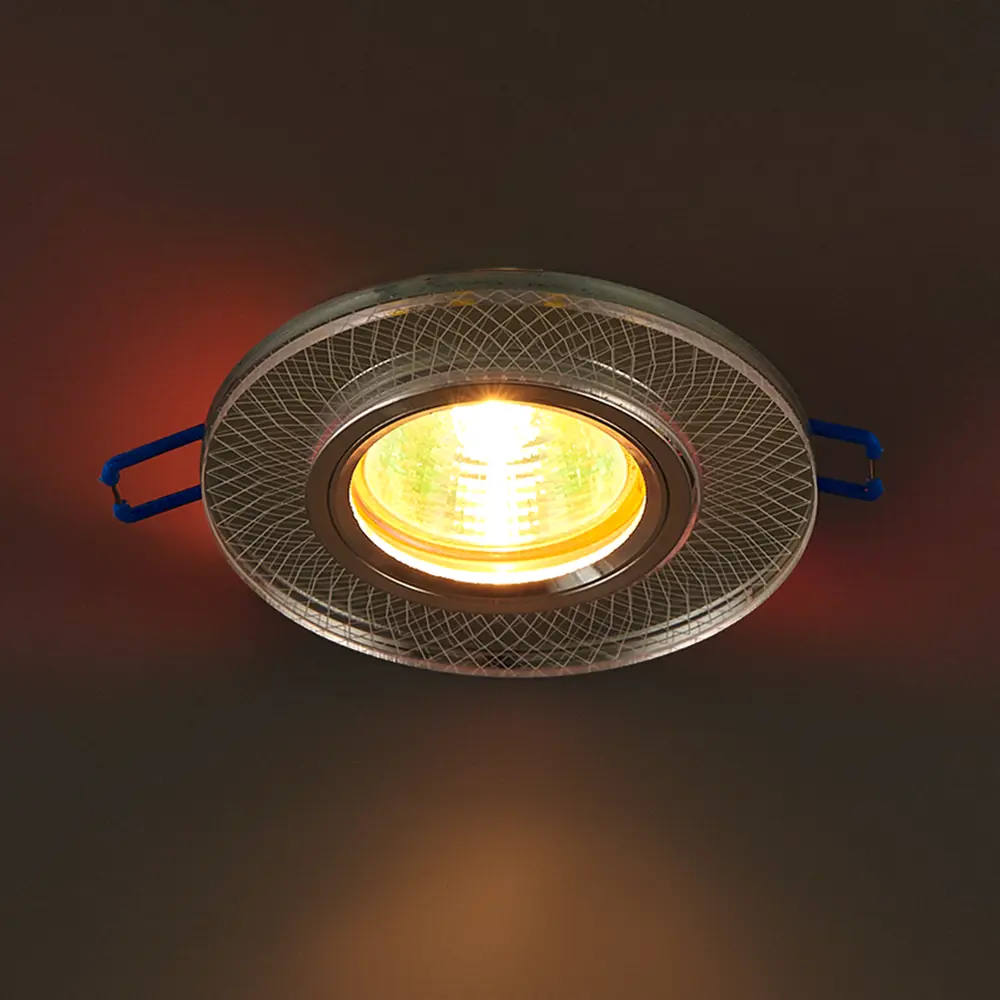 Светильник точечный встраиваемый DLS-L153 с LED-подсветкой под отверстие 65 мм, 1.7 м², цвет прозрачный 82644303 STLM-2165420 Fametto  - Вид №2
