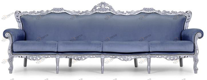 Domingo Salotti Мягкий 4-х местный кожаный диван Barokko sun-id-1447110