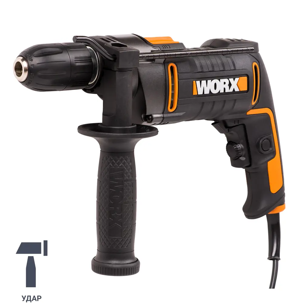 Дрель сетевая ударная Worx WT322.1, 810 Вт STLM-2013049