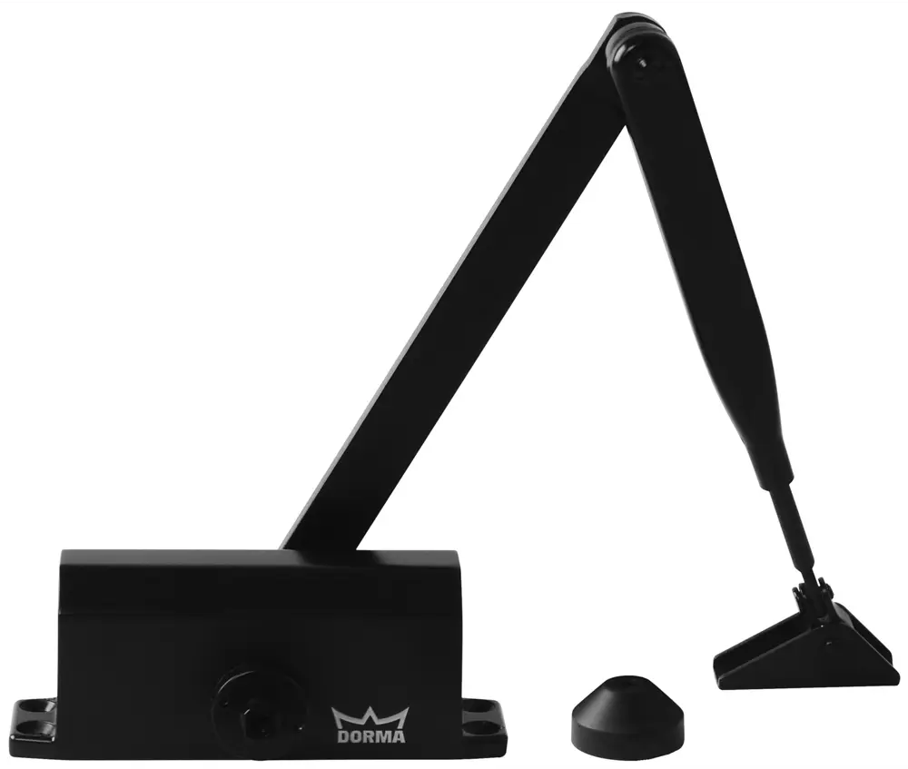 82806660 Доводчик дверной Dorma TS Nano Size 2 максимальная нагрузка 40 кг алюминий цвет черный STLM-0901884