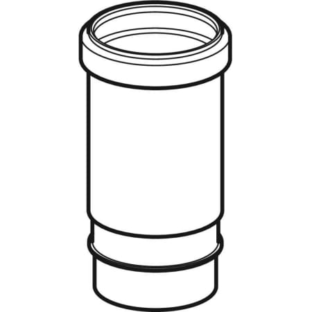 363.700.16.1 Компенсаторная муфта с упором для хомута Geberit PE Geberit  - Вид №1