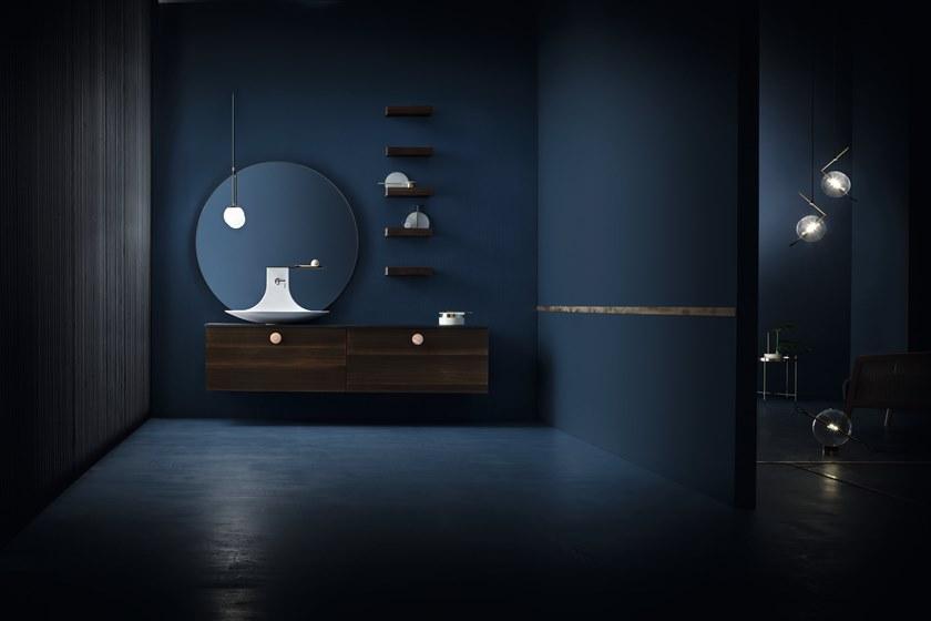 Cerasa Подвесная тумба под умывальник с ящиками Maori sun-id-1460556 - Вид №1